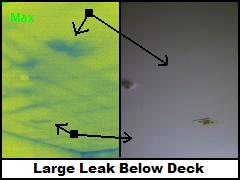 Cantilevered Deck Leak Photo